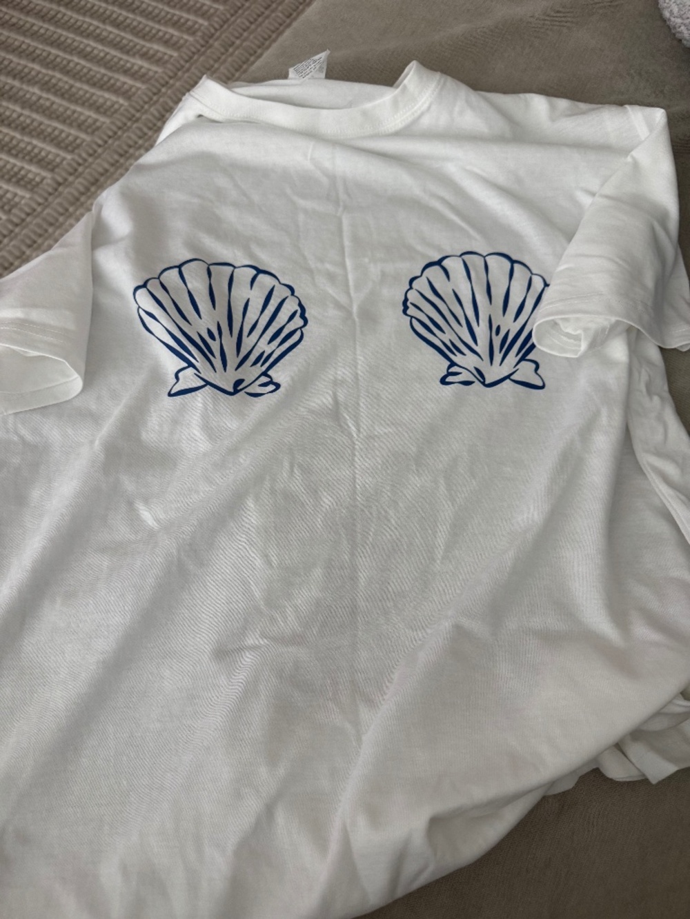 White shell t-shirt